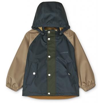 Liewood - Parker Soft shell sæt - Midnight navy multimix